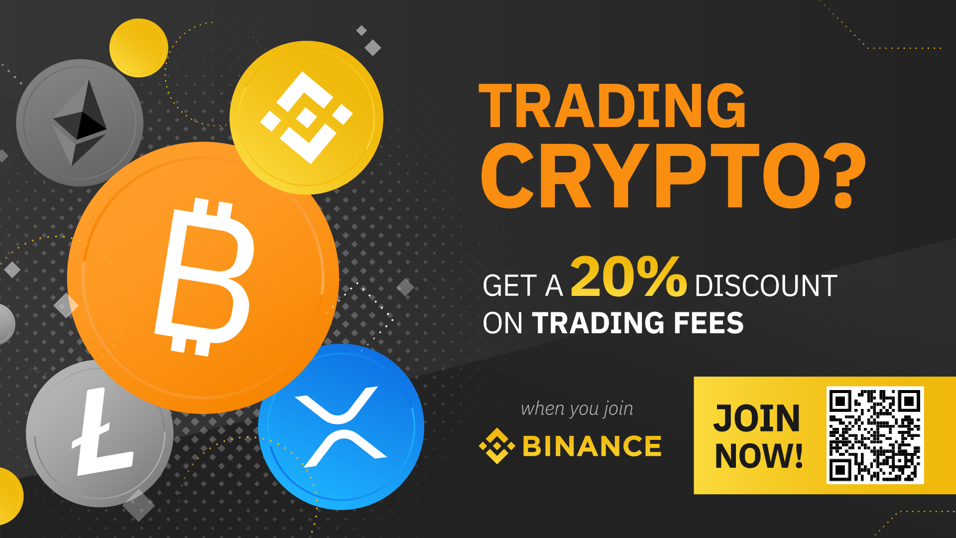 Discount banner for Binance.com